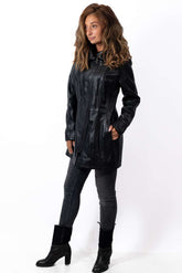 Women's leather jacket Zornitsa Black